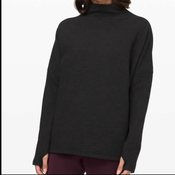 Lululemon Along the Way Mock Neck Long Sleeve size 4 - Picture 1 of 6